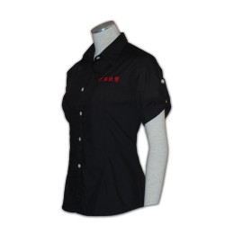 R108 訂製制服襯衫  來版訂購短袖恤衫  捲袖帶 印製logo制服  恤衫製造工廠 R108 訂製制服襯衫  來版訂購短袖恤衫  捲袖帶 印製logo制服  恤衫製造工廠